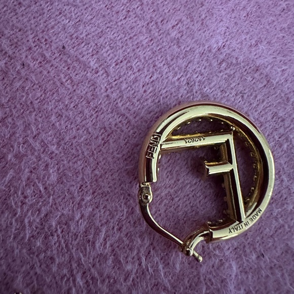 Fendi crystal hoops - Picture 3 of 4